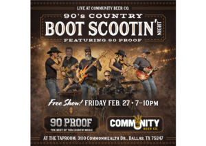 Boot Scootin Night at Community Beer